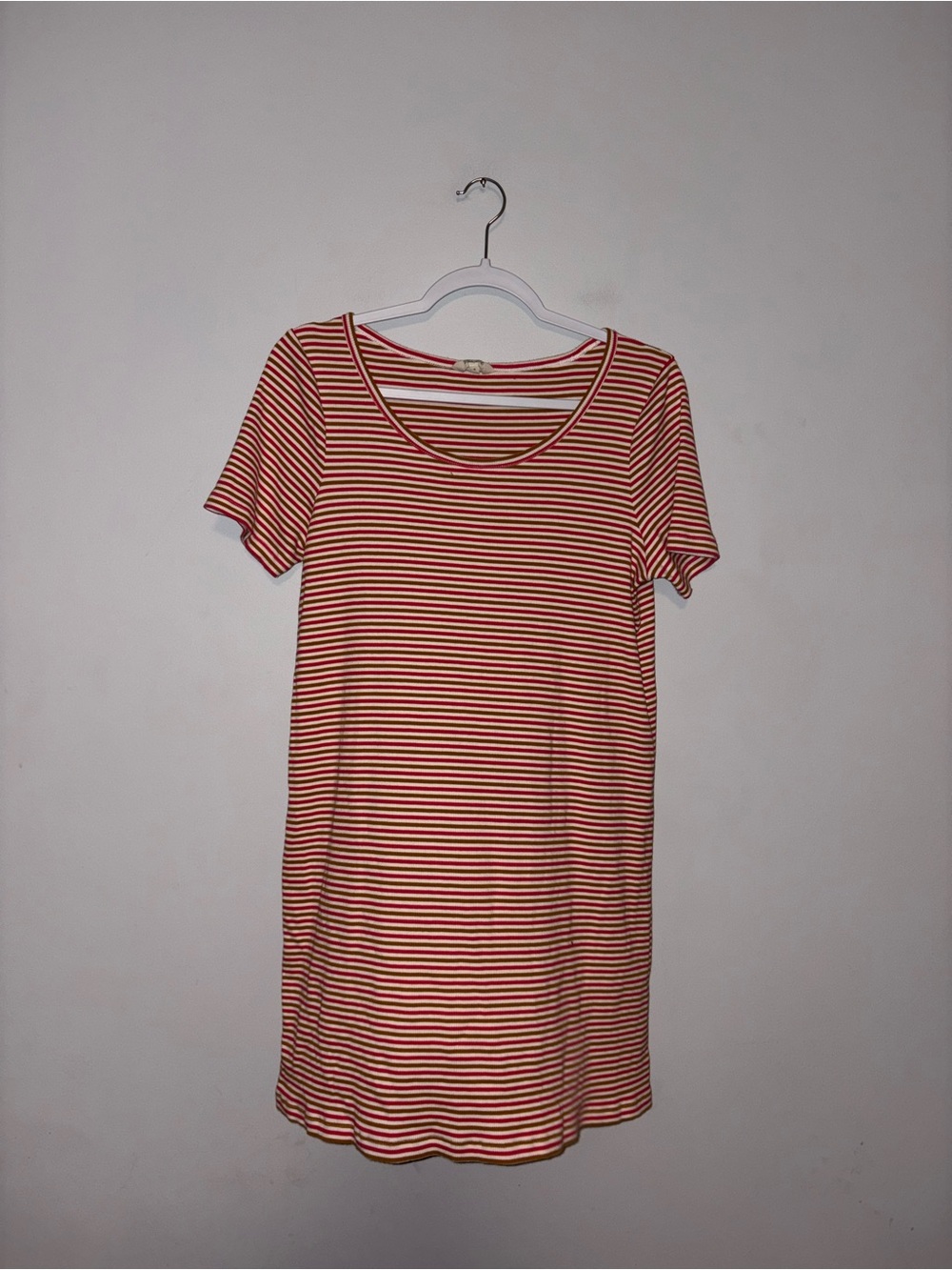 Madewell | Red Striped Dress | Size Medium